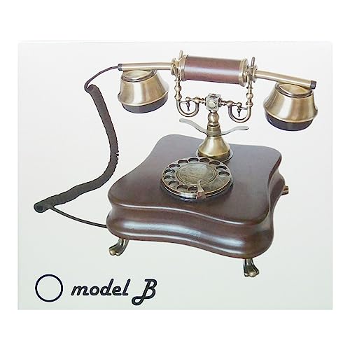 Opis 1921 Cable C: The Radio Vintage Telephone and Candlestick Phone for Home, with Modern Landline Compatibility, an Old-Fashioned Rustic Analogue Phone