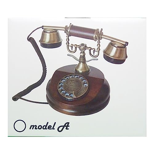 Opis 1921 Cable C: The Radio Vintage Telephone and Candlestick Phone for Home, with Modern Landline Compatibility, an Old-Fashioned Rustic Analogue Phone