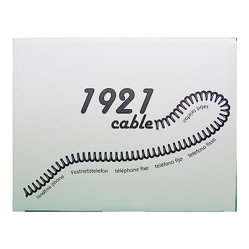 Opis 1921 Cable C: The Radio Vintage Telephone and Candlestick Phone for Home, with Modern Landline Compatibility, an Old-Fashioned Rustic Analogue Phone