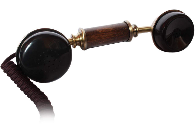 Opis 1921 Cable C: The Radio Vintage Telephone and Candlestick Phone for Home, with Modern Landline Compatibility, an Old-Fashioned Rustic Analogue Phone