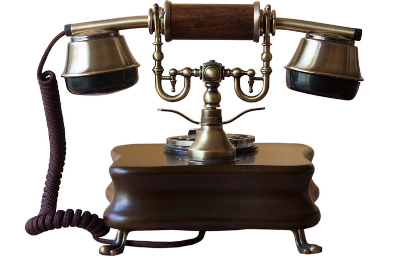 Opis 1921 Cable C: The Radio Vintage Telephone and Candlestick Phone for Home, with Modern Landline Compatibility, an Old-Fashioned Rustic Analogue Phone