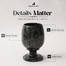 Radicaln Marble Wine Glasses 5'' Inches Marinara Handmade Glasses Drinking Set For Red and White Wine - Champagne Glasses