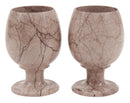Radicaln Marble Wine Glasses 5'' Inches Marinara Handmade Glasses Drinking Set For Red and White Wine - Champagne Glasses
