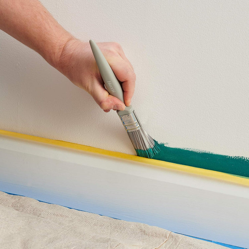 Harris Essentials Walls & Ceilings Paint Brushes, 3 Brush Pack, 1", 1.5", 2"