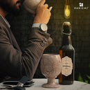 Radicaln Marble Wine Glasses 5'' Inches Marinara Handmade Glasses Drinking Set For Red and White Wine - Champagne Glasses