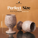 Radicaln Marble Wine Glasses 5'' Inches Marinara Handmade Glasses Drinking Set For Red and White Wine - Champagne Glasses